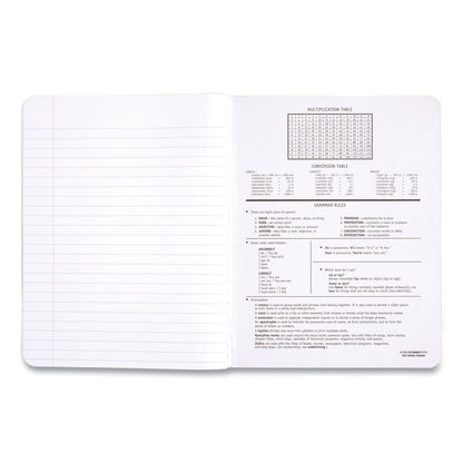 Mead Composition Book, Wide/Legal Rule, Black Cover, 9.75 x 7.5, 100 Sheets