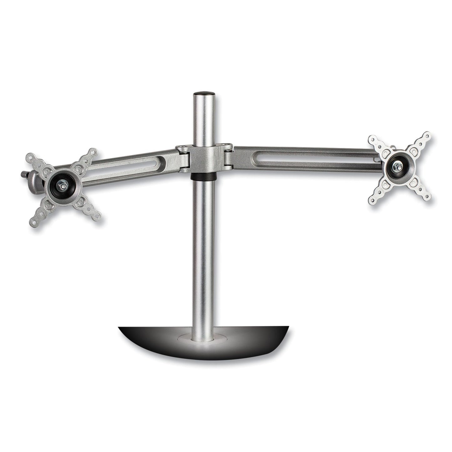 Fellowes Lotus Dual Monitor Arm Kit, For 26" Monitors, Silver, Supports 13 lb