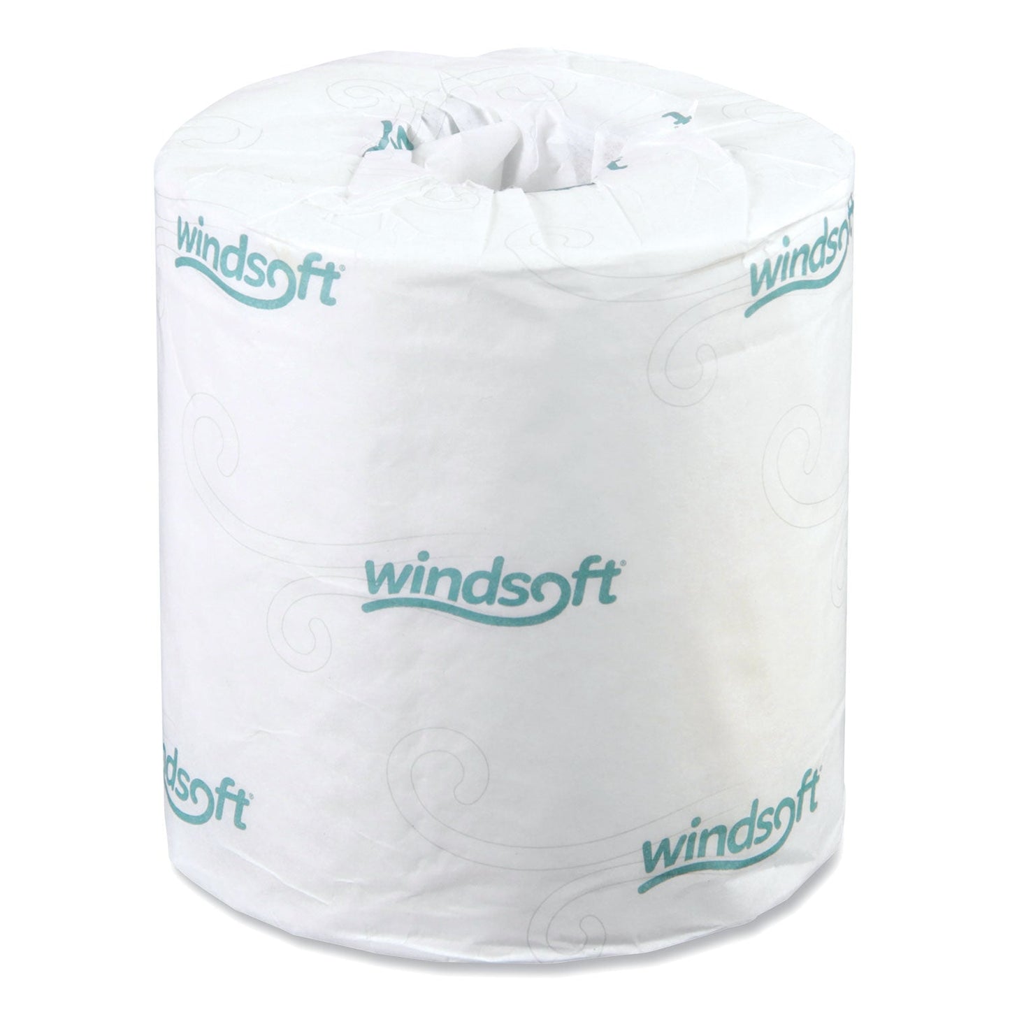 Windsoft Bath Tissue, Septic Safe, Individually Wrapped Rolls, 2-Ply, White, 500 Sheets/Roll, 48 Rolls/Carton