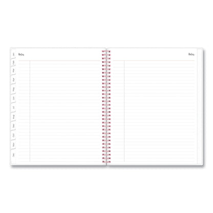 Blue Sky Joselyn Weekly/Monthly Planner, Joselyn Floral Artwork, 11 x 8.5, Pink/Peach/Black Cover, 12-Month (Jan to Dec): 2023