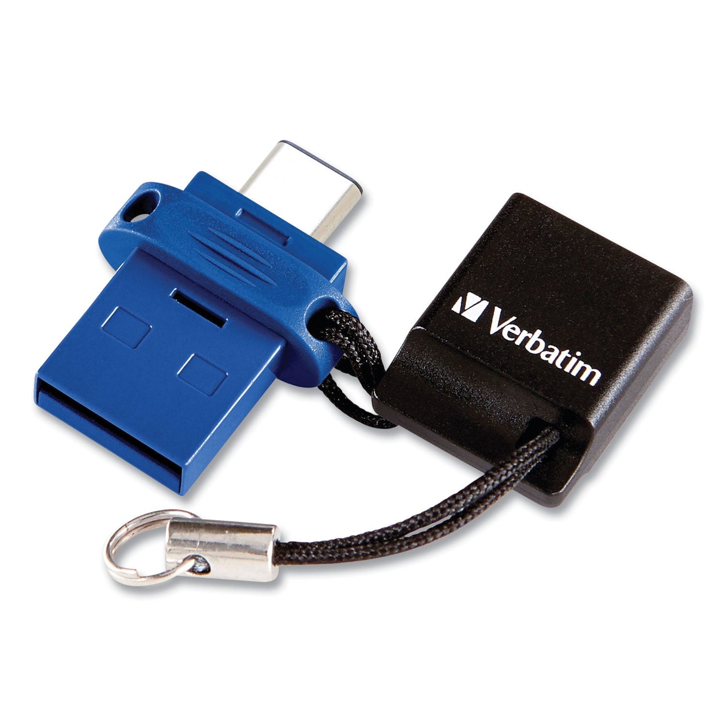 Verbatim Store ‘n' Go Dual USB 3.0 Flash Drive for USB-C Devices, 32 GB, Blue