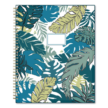 Blue Sky Grenada Create-Your-Own Cover Weekly/Monthly Planner, Floral Artwork, 11 x 8.5, Green/Blue/Teal, 12-Month (Jan-Dec): 2023