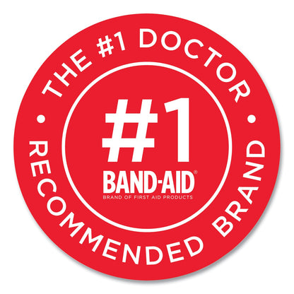BAND-AID Tru-Stay Sheer Strips Adhesive Bandages, Assorted, 80/Box
