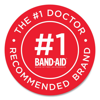 BAND-AID Flexible Fabric Adhesive Bandages, Assorted, 100/Box