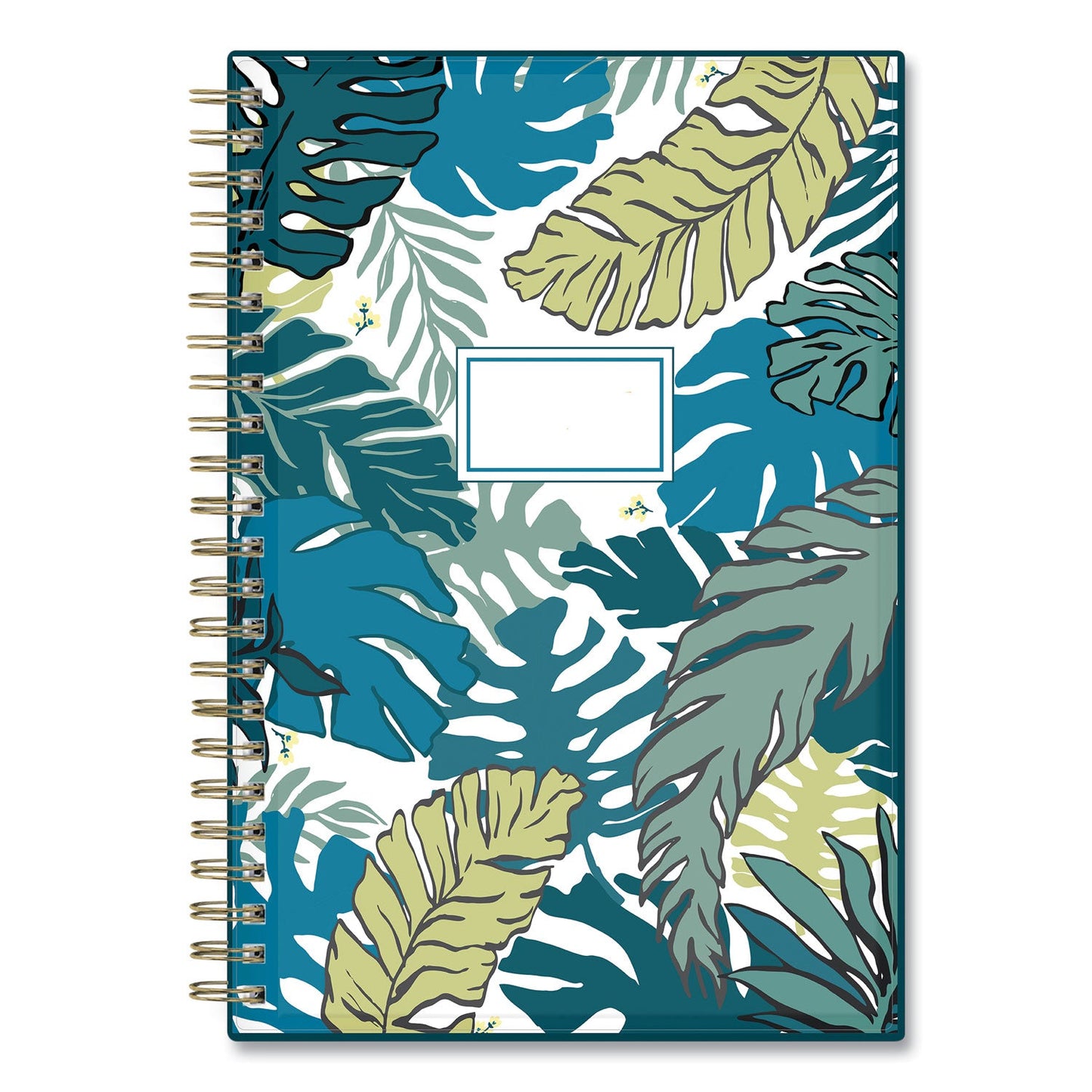 Blue Sky Grenada Create-Your-Own Cover Weekly/Monthly Planner, Floral Artwork, 8 x 5, Green/Blue/Teal Cover, 12-Month (Jan-Dec): 2023