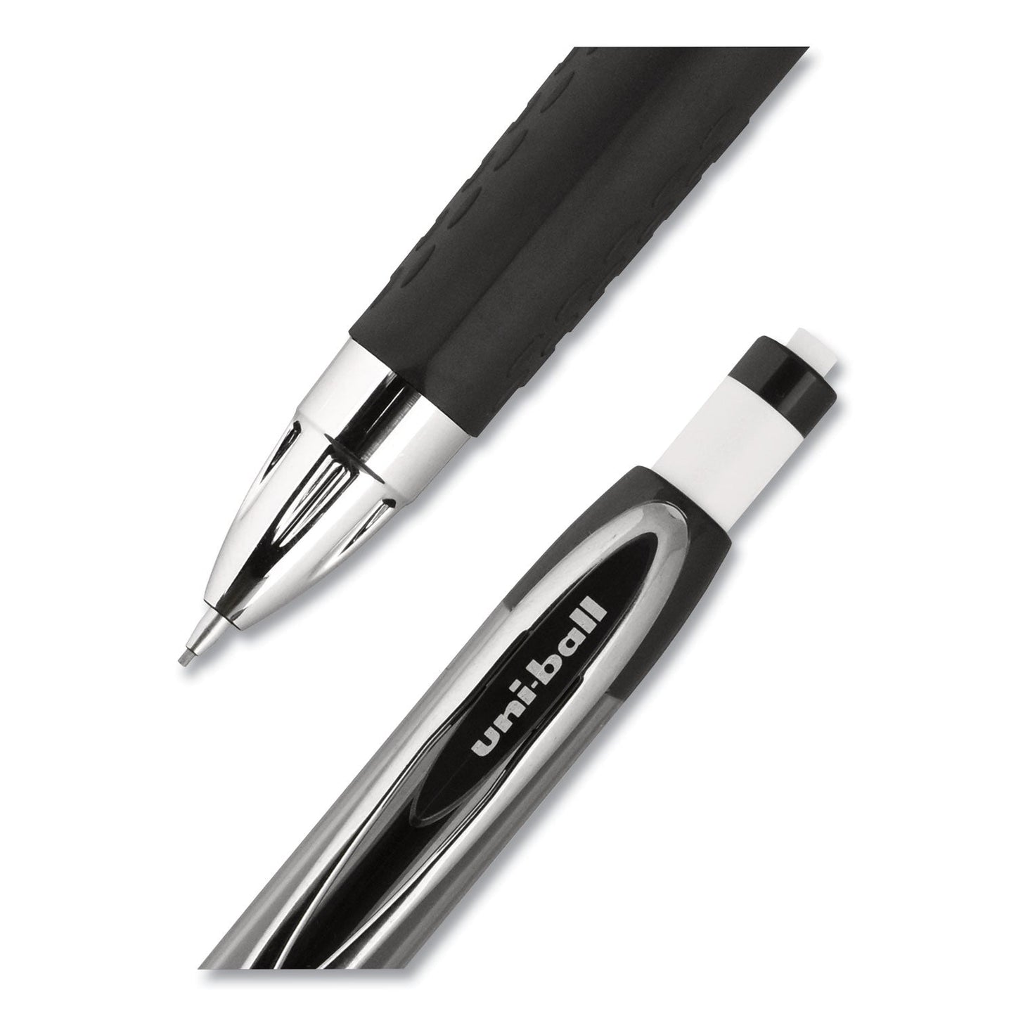 uniball 207 Mechanical Pencil with Lead and Eraser Refills, 0.7 mm, HB (#2), Black Lead, Assorted Barrel Colors, 3/Set