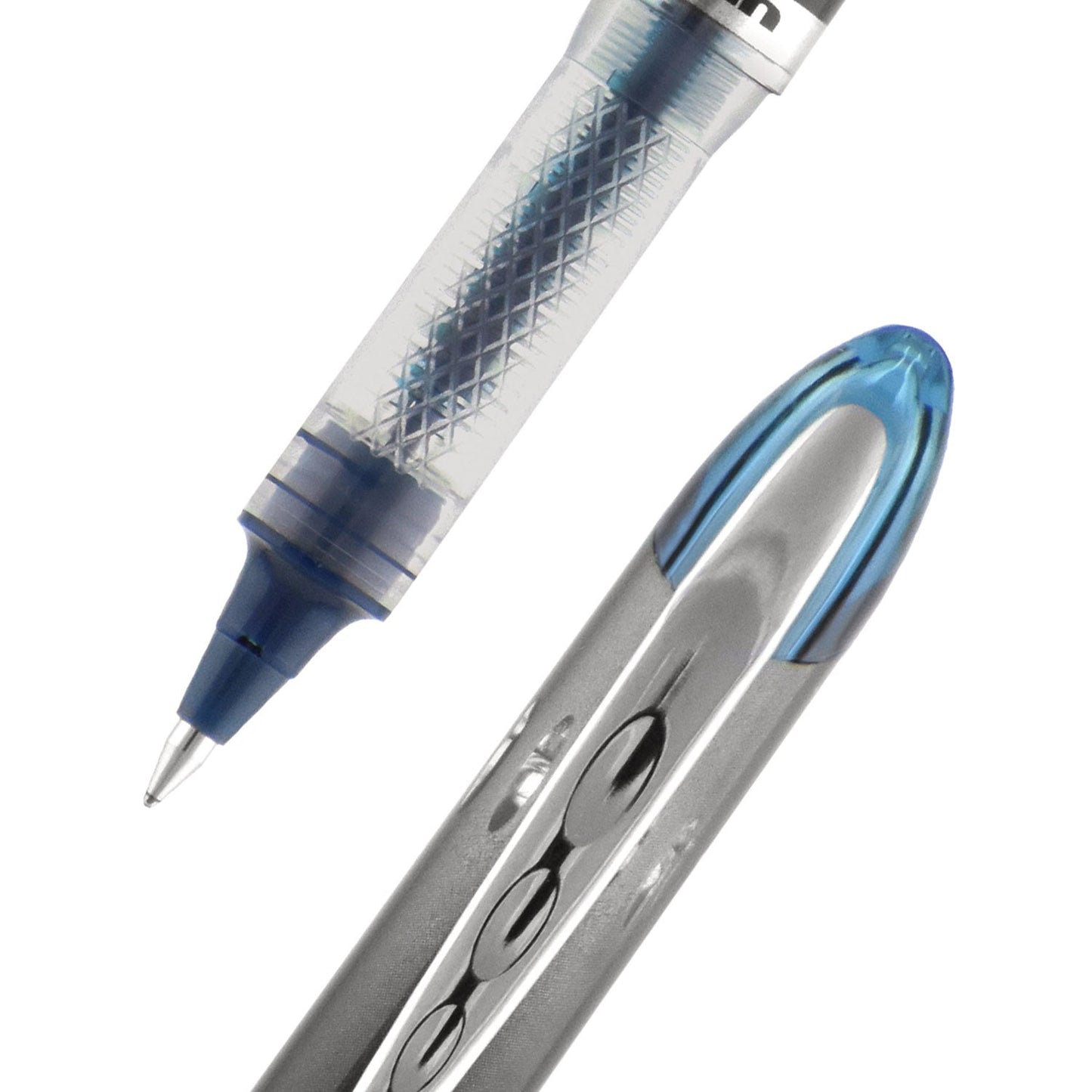 uniball VISION ELITE BLX Series Roller Ball Pen, Stick, Micro 0.5 mm, Assorted Ink and Barrel Colors, 5/Pack