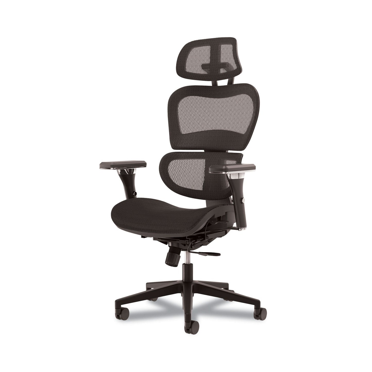 HON Neutralize High-Back Mesh Task Chair, Supports Up to 250 lb, 18.75" Seat Height, Black