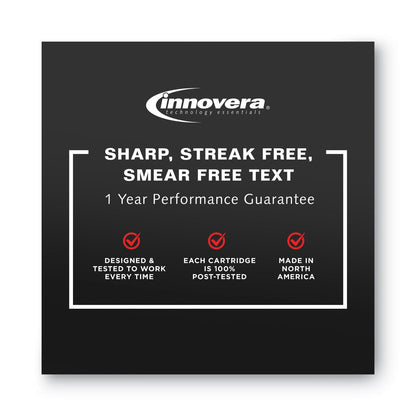 Innovera Remanufactured Black Ink, Replacement for 972 (F6T80AN), 3,500 Page-Yield