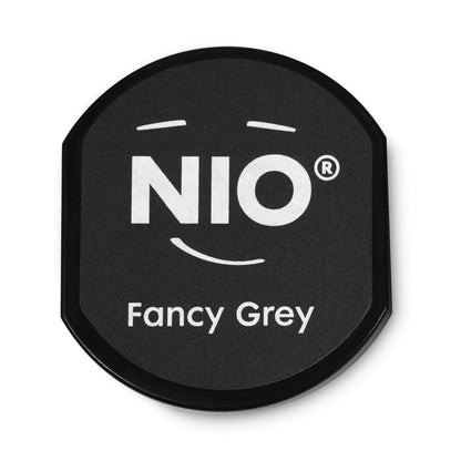 NIO Ink Pad for NIO Stamp with Voucher, 2.75" x 2.75", Fancy Gray