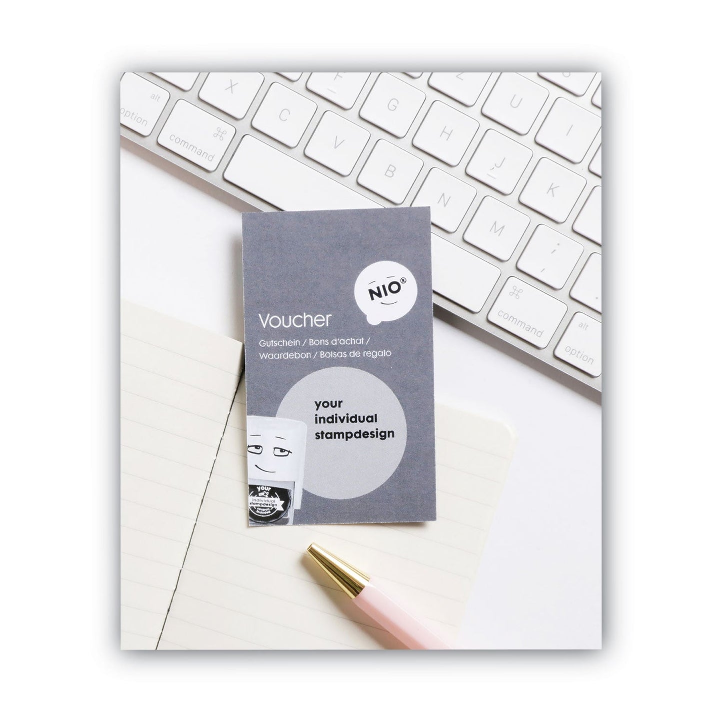 NIO Custom Stamp Voucher, For Use with NIO 071509 Stamp