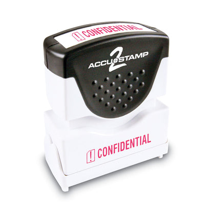 ACCUSTAMP2 Pre-Inked Shutter Stamp, Red, CONFIDENTIAL, 1.63 x 0.5