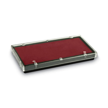 COSCO 2000PLUS Replacement Ink Pad for 2000PLUS 1SI50P, 2.81" x 0.25", Red
