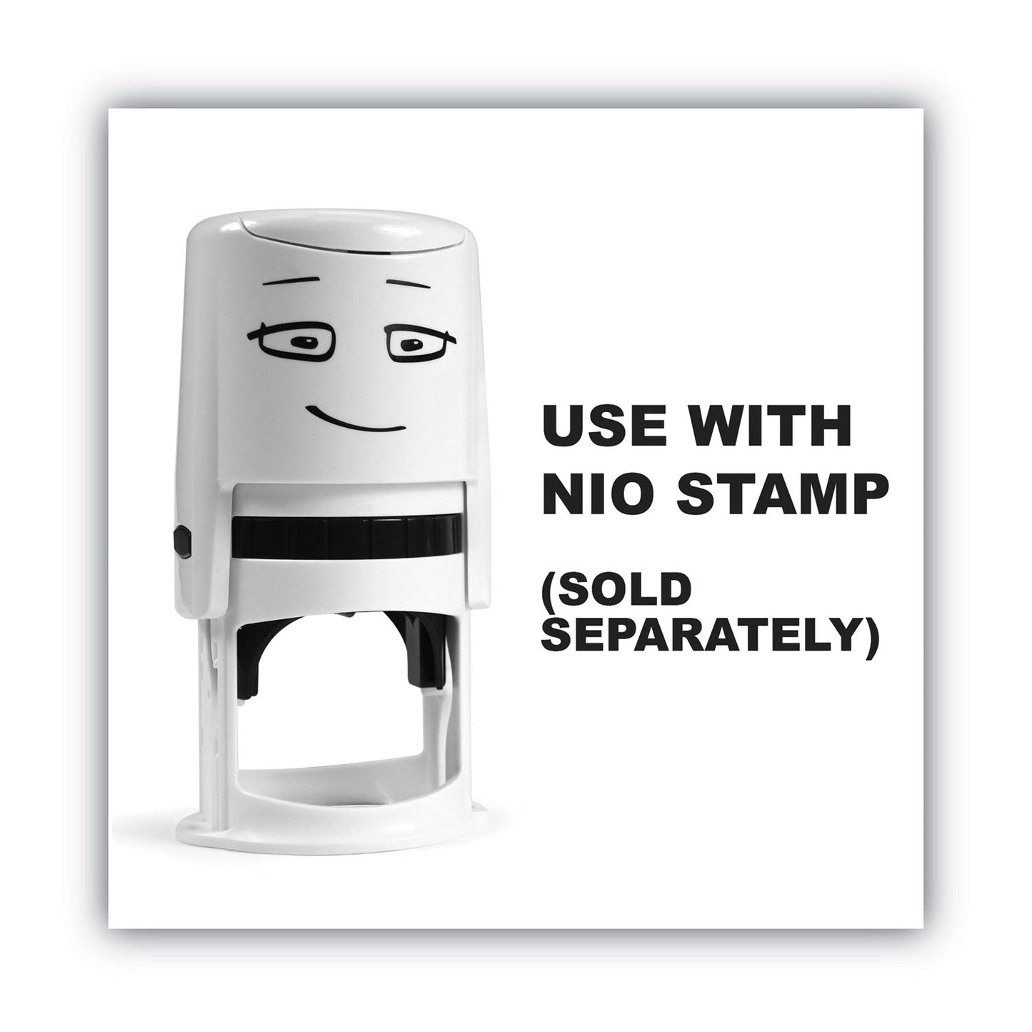NIO Ink Pad for NIO Stamp with Voucher, 2.75" x 2.75", Noble Blue
