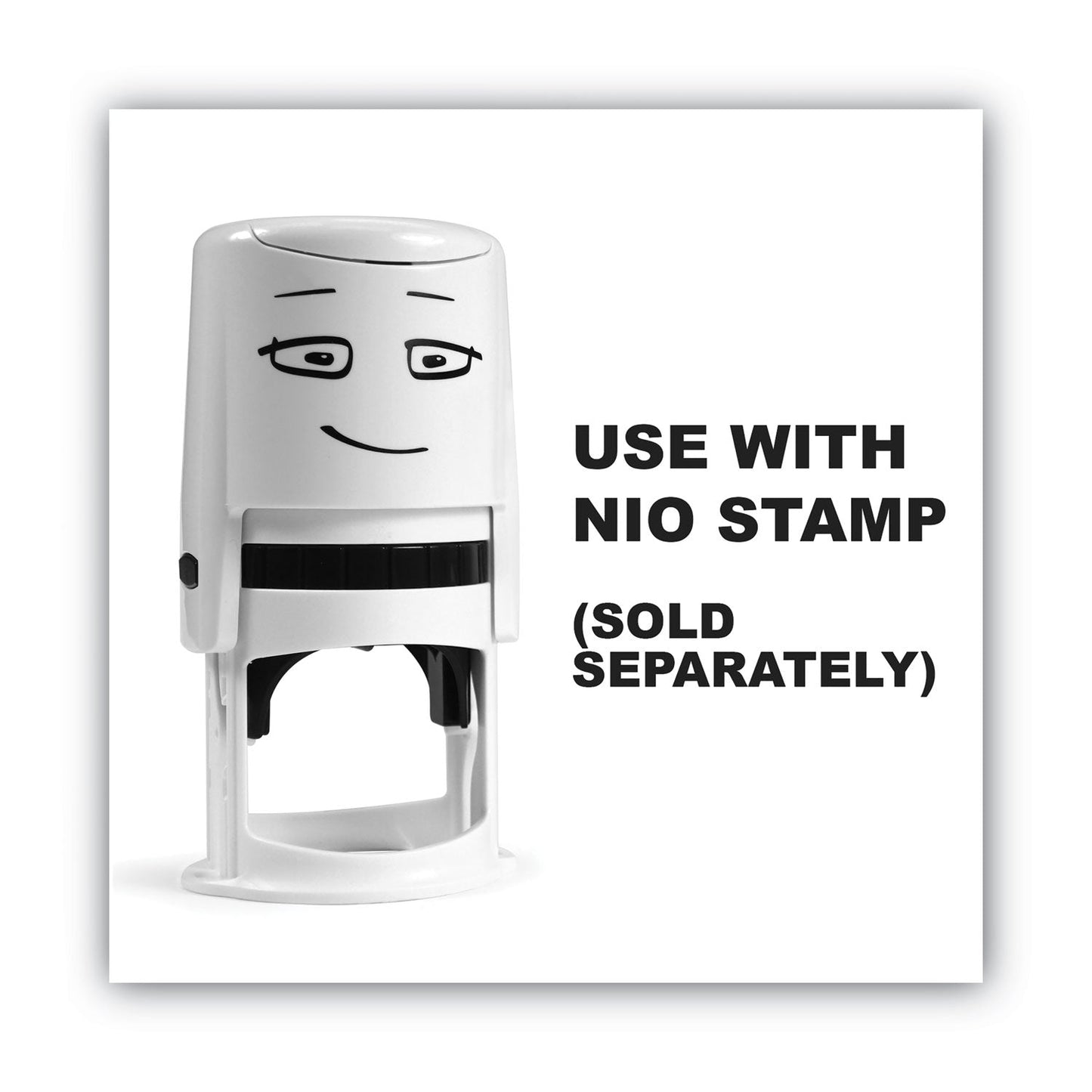 NIO Ink Pad for NIO Stamp with Voucher, 2.75" x 2.75", Brave Red