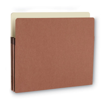 Smead Redrope Drop Front File Pockets, 1.75" Expansion, Letter Size, Redrope, 25/Box