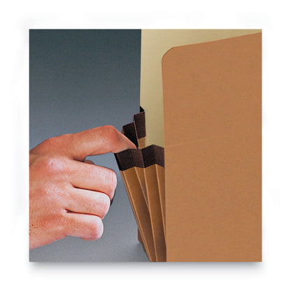 Smead Redrope Drop Front File Pockets, 1.75" Expansion, Letter Size, Redrope, 50/Box