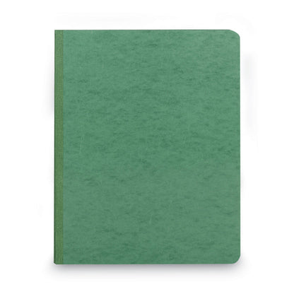 Smead Prong Fastener Premium Pressboard Report Cover, Two-Piece Prong Fastener, 3" Capacity, 8.5 x 11, Green/Green