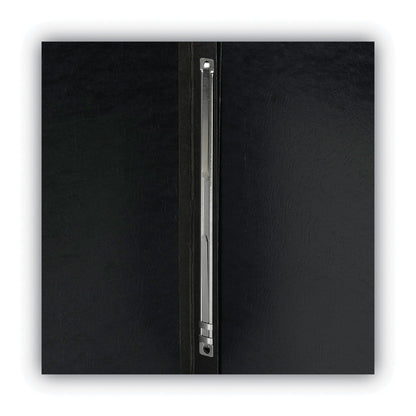 Smead Prong Fastener Premium Pressboard Report Cover, Two-Piece Prong Fastener, 3" Capacity, 8.5 x 11, Black/Black