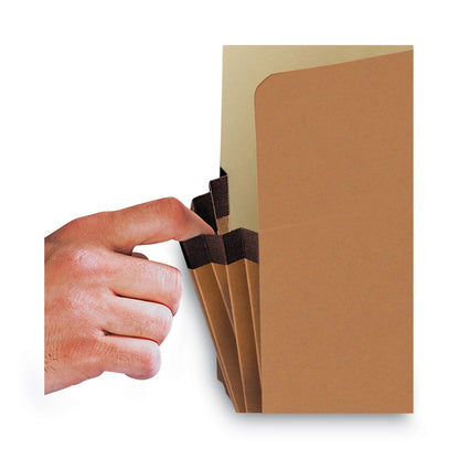 Smead Redrope Drop Front File Pockets, 1.75" Expansion, Letter Size, Redrope, 50/Box