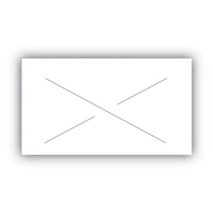 Garvey One-Line Pricemarker Labels, 0.44 x 0.81, White, 1,200/Roll, 3 Rolls/Box