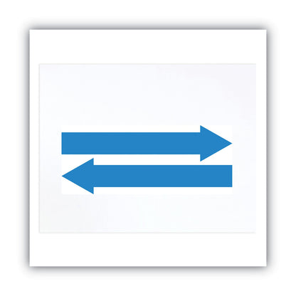 COSCO Stake Sign, Blank White, Includes Directional Arrows,  15 x 19