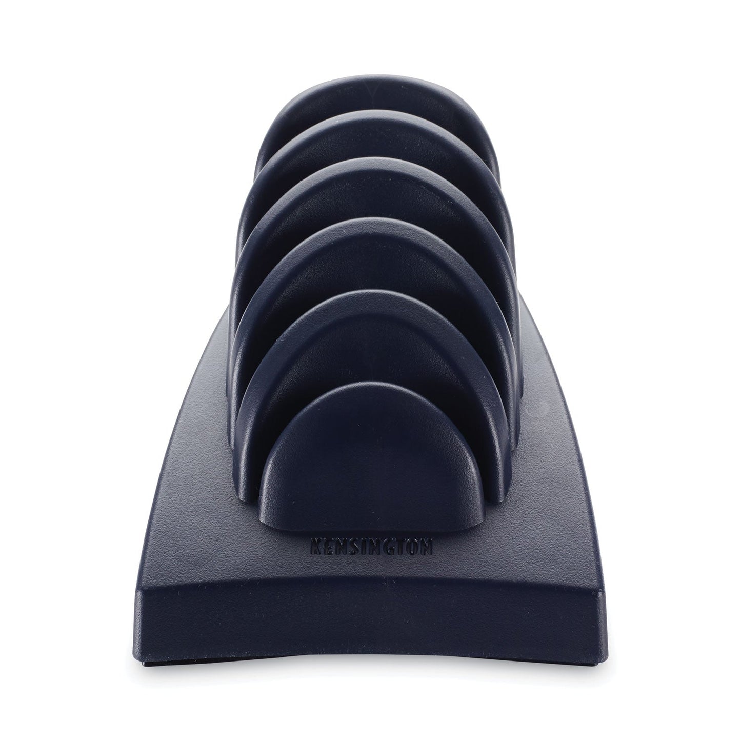 Kensington InSight Priority Puck Five-Slot Desktop Copyholder, Plastic, Blue