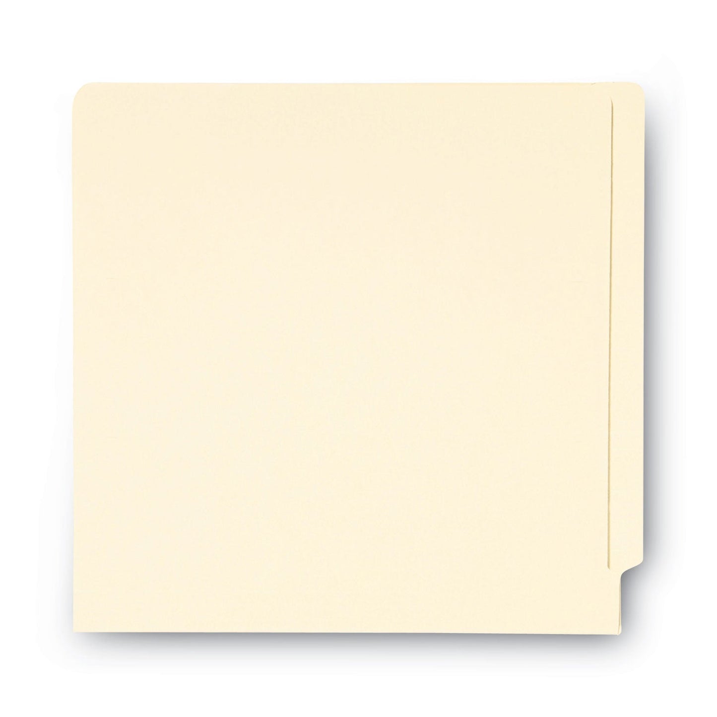 Smead End Tab Folders with Antimicrobial Product Protection, Straight Tabs, Letter Size, 0.75" Expansion, Manila, 100/Box