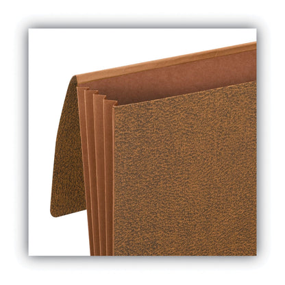 Smead Classic Expanding Wallets, 3.5" Expansion, 1 Section, Elastic Cord Closure, Letter Size, Redrope
