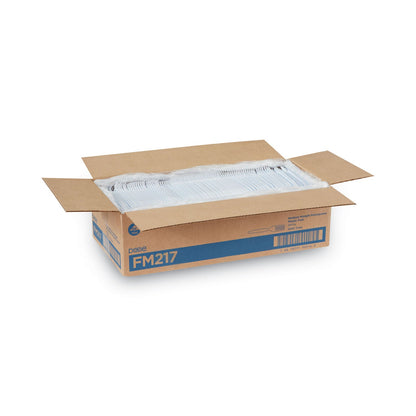 Dixie Plastic Cutlery, Heavy Mediumweight Forks, White, 1,000/Carton