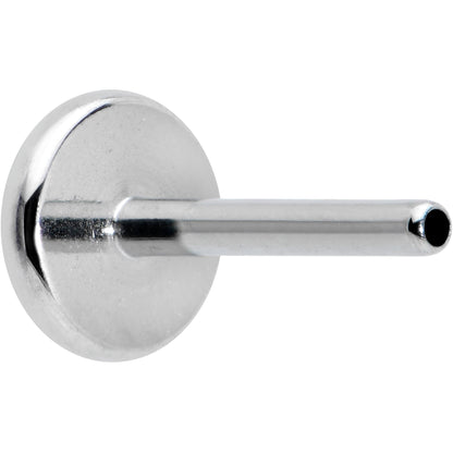 20G 1/4 G23 Titanium Threadless Post Only Labret Tragus Nose