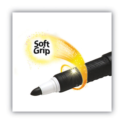 BIC Intensity Low Odor Fine Point Dry Erase Marker, Fine Bullet Tip, Red, Dozen