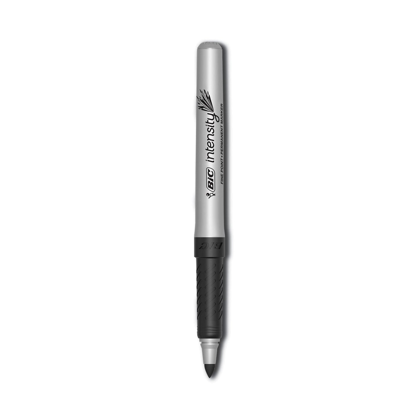 BIC Intensity Fine Tip Permanent Marker Xtra Value Pack, Fine Bullet Tip, Black, 200/Carton