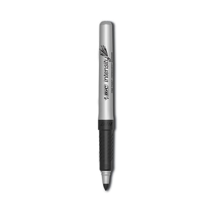 BIC Intensity Fine Tip Permanent Marker Xtra Value Pack, Fine Bullet Tip, Black, 200/Carton
