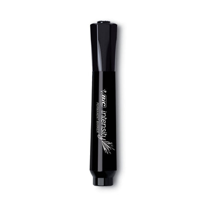 BIC Intensity Chisel Tip Permanent Marker Value Pack, Broad Chisel Tip, Black, 36/Pack