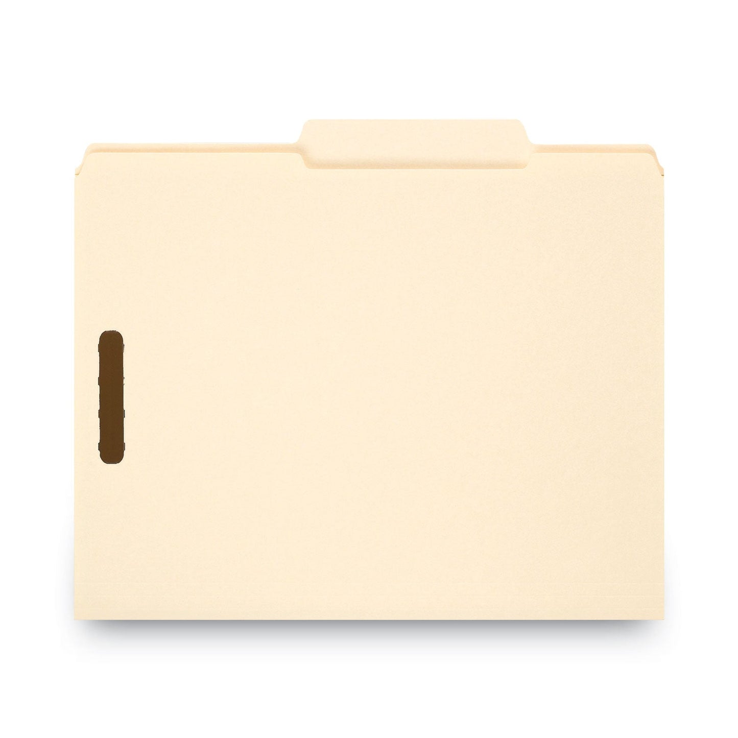 Smead Top Tab Fastener Folders, Guide-Height 2/5-Cut Tabs: Right of Center, 2 Fasteners, Letter Size, 11-pt Manila Exterior, 50/Box