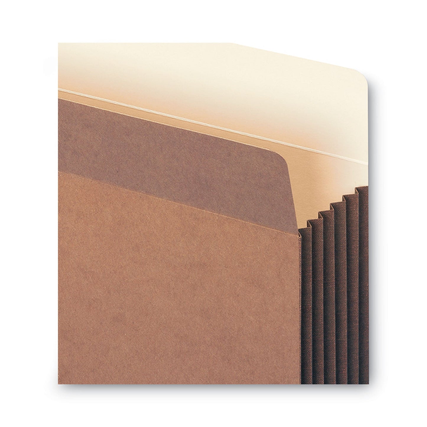 Smead Redrope Drop-Front File Pockets with Fully Lined Gussets, 5.25" Expansion, Legal Size, Redrope, 10/Box