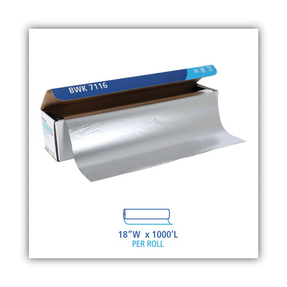 Boardwalk Standard Aluminum Foil Roll, 18" x 1,000 ft