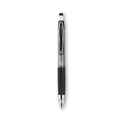 uniball 207 Mechanical Pencil, 0.7 mm, HB (#2), Black Lead, Black Barrel, Dozen