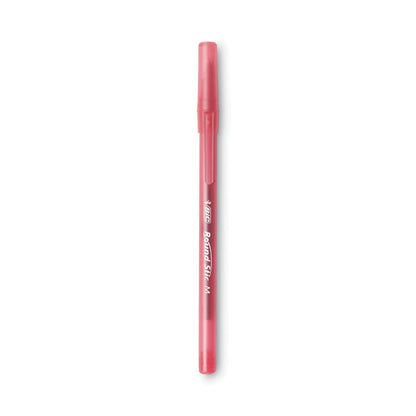 BIC Round Stic Xtra Life Ballpoint Pen Xtra-Value Pack, Stick, Medium 1.2 mm, Assorted Ink Colors, Gray Barrel, 240/Carton