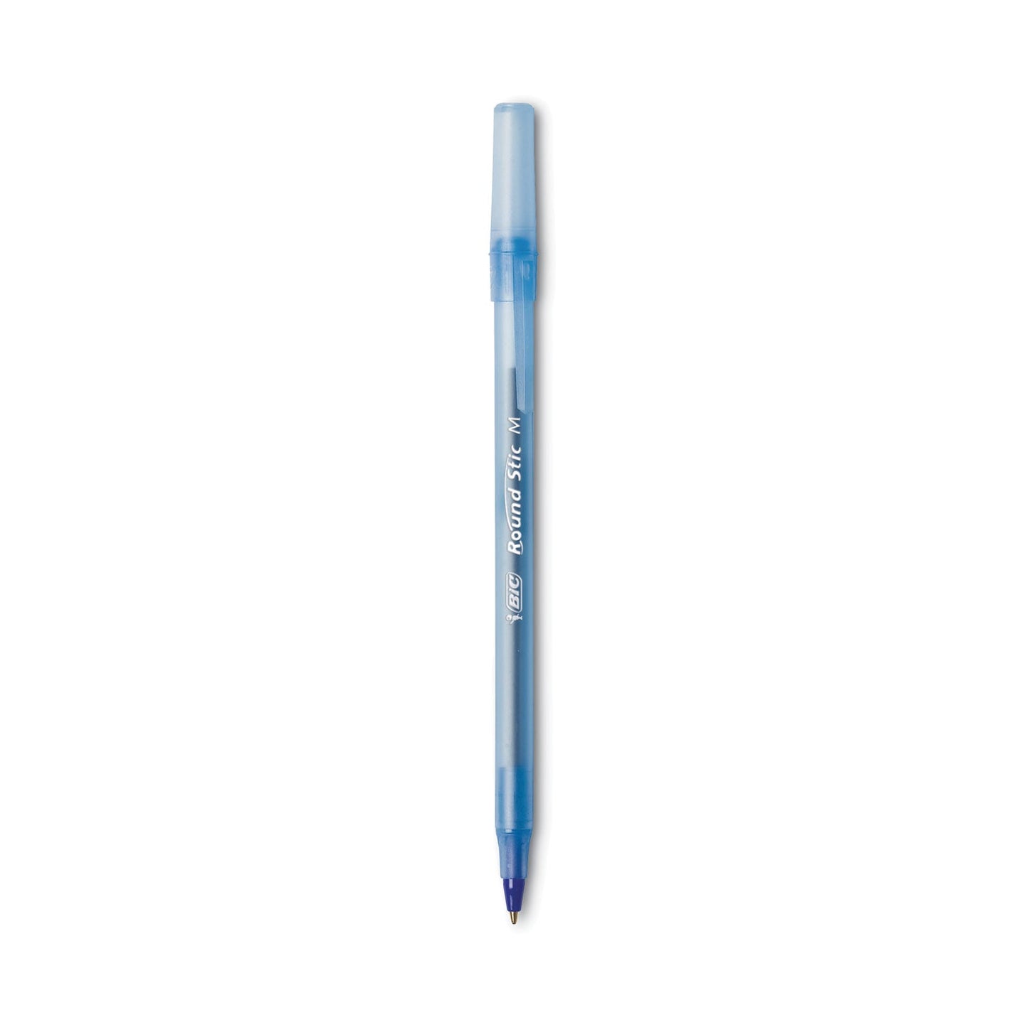 BIC Round Stic Xtra Precision Ballpoint Pen Value Pack, Stick, Medium 1 mm, Assorted Ink and Barrel Colors, 60/Pack