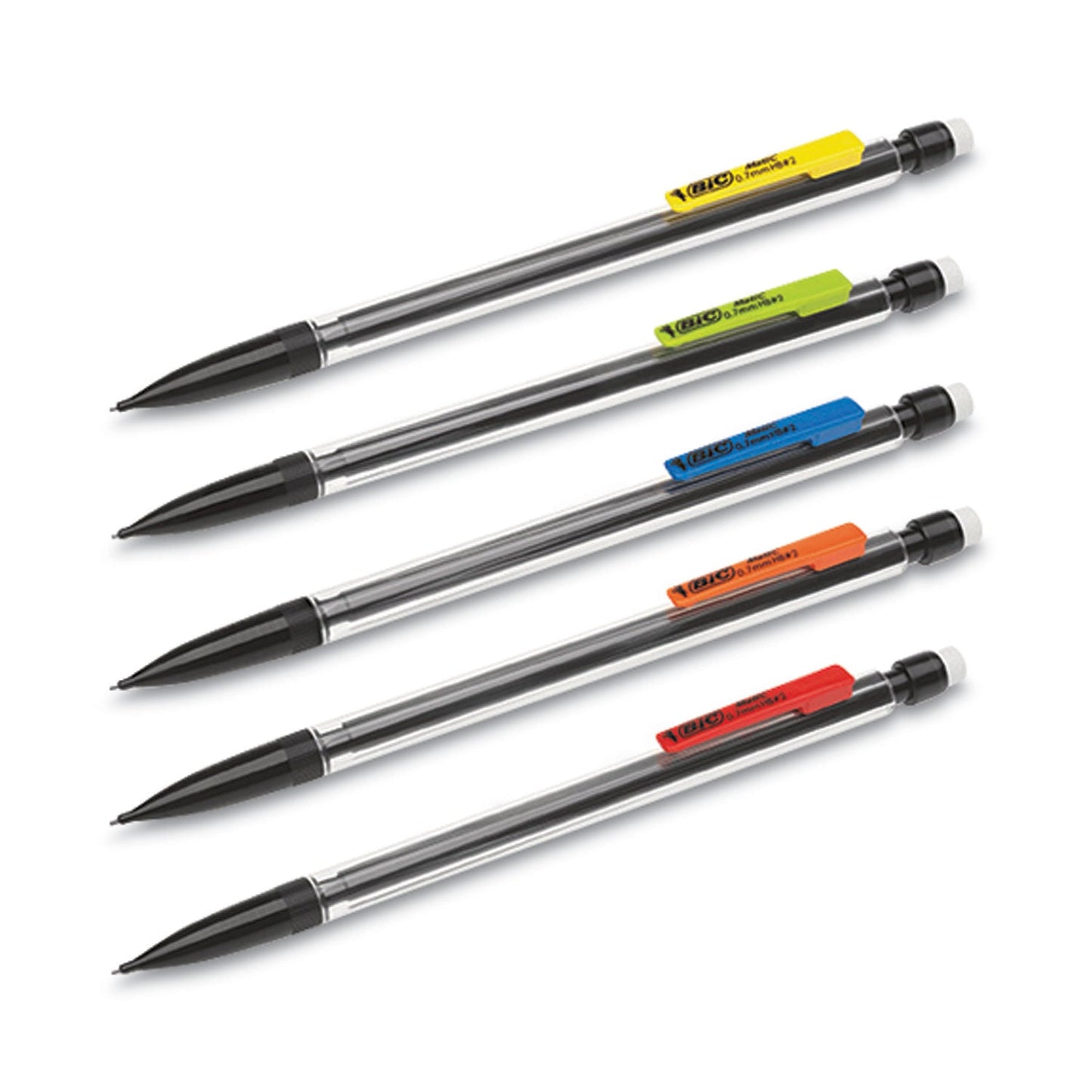 BIC Xtra Smooth Mechanical Pencil Xtra Value Pack, 0.7 mm, HB (#2), Black Lead, Assorted Barrel Colors, 320/Carton