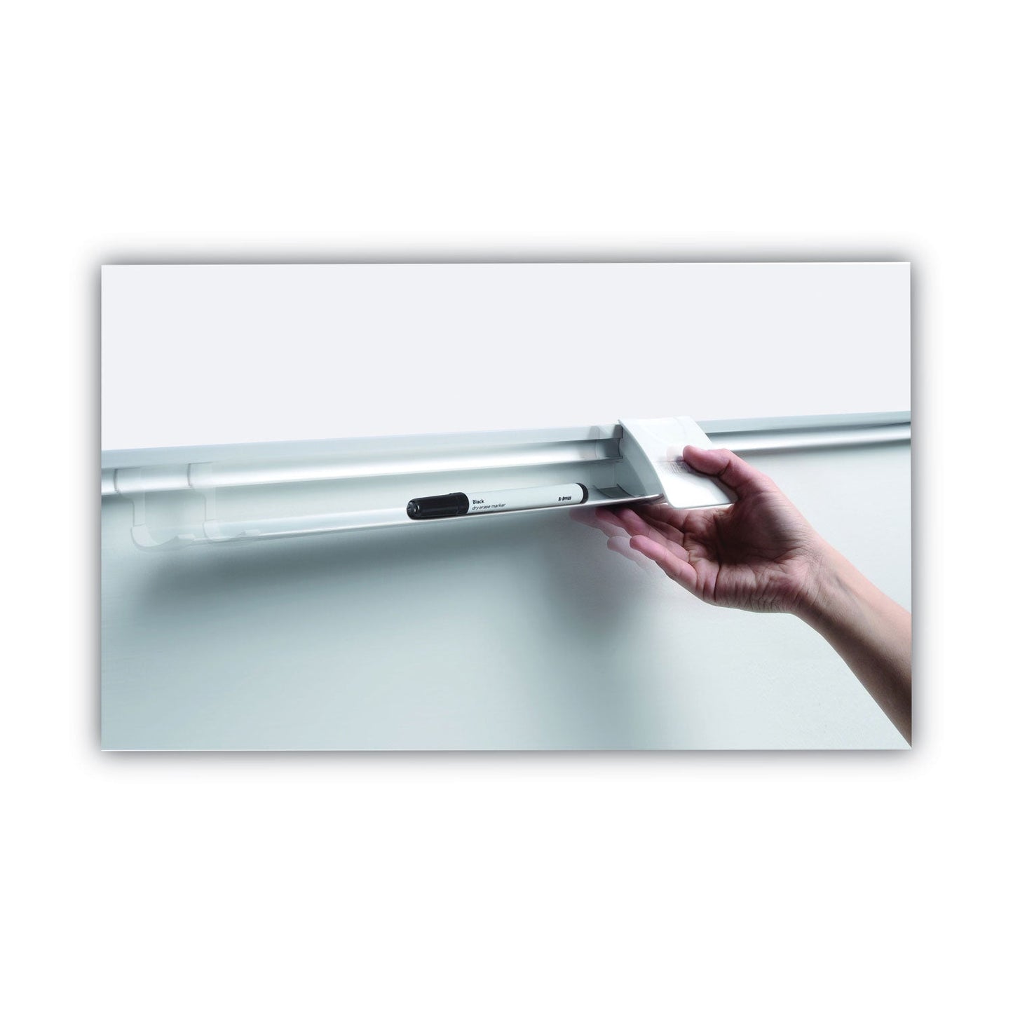 MasterVision Grid Planning Board, 1" Grid, 72 x 48, White/Silver
