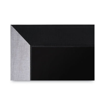 MasterVision Kamashi Wet-Erase Board, 48 x 36, Black Frame