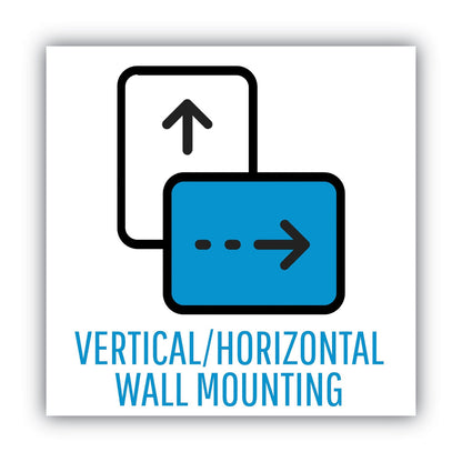 MasterVision Combo Bulletin Board, Bulletin/Dry Erase, 24X18, Gray Frame