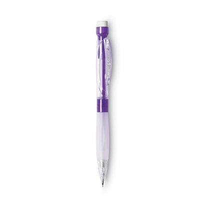 BIC Velocity Max Pencil, 0.7 mm, HB (#2.5), Black Lead, Assorted Barrel Colors, 2/Pack