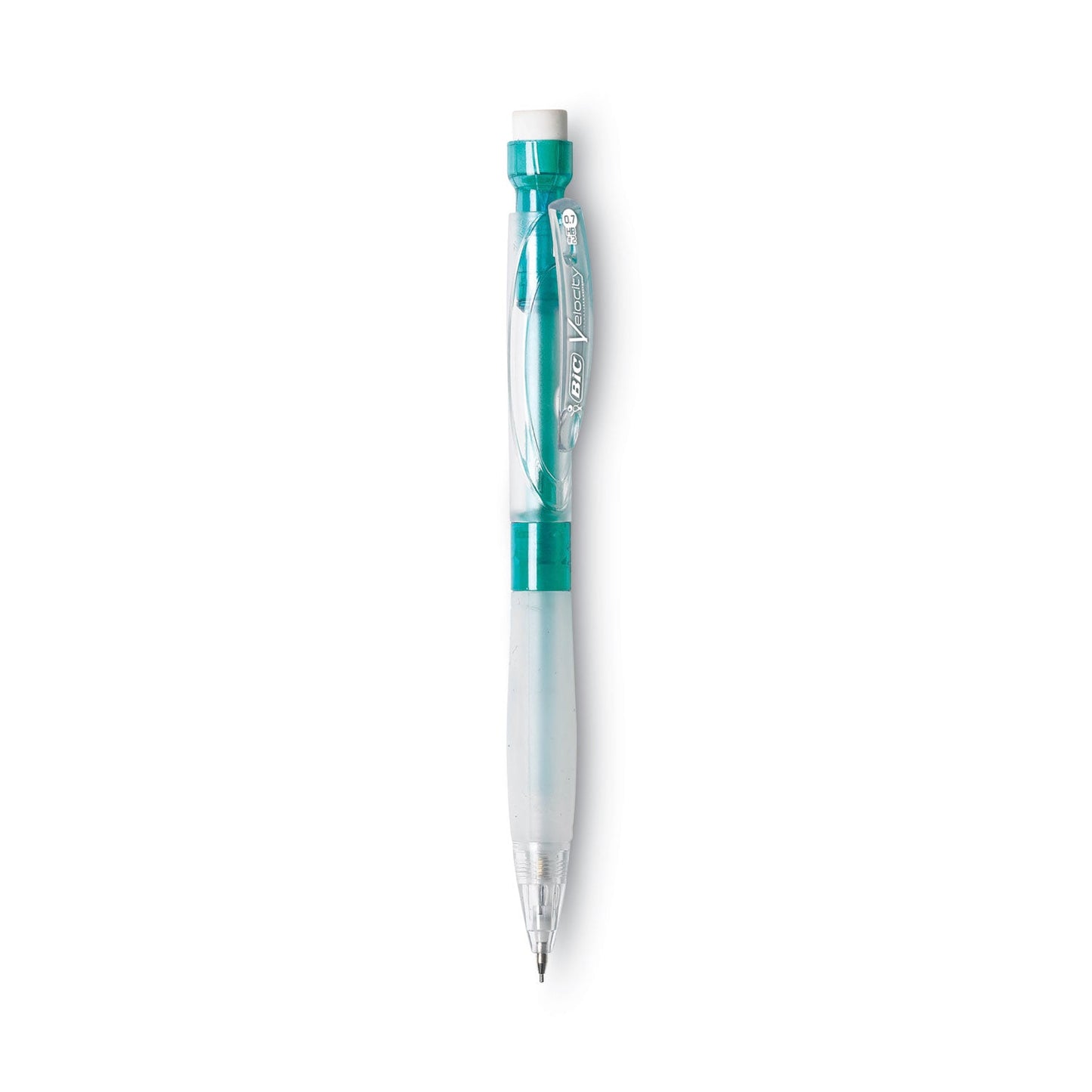 BIC Velocity Max Pencil, 0.9 mm, HB (#2), Black Lead, Assorted Barrel Colors, 2/Pack