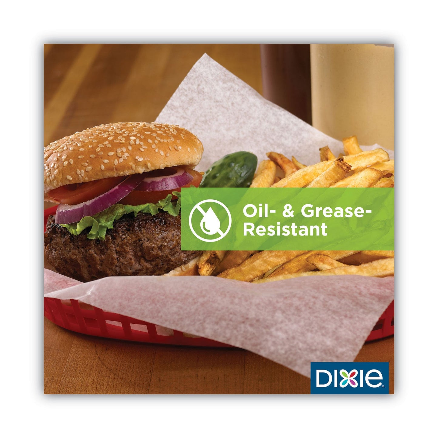 Dixie All-Purpose Food Wrap, Dry Wax Paper, 15 x 16, White, 1,000/Carton