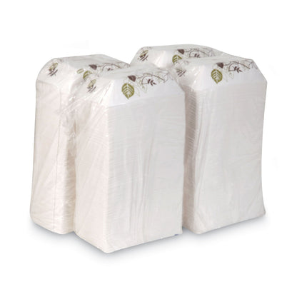 Dixie Kant Leek Polycoated Paper Food Tray, 2 lb Capacity, 5 x 6.69 x 1.6, Pathways, 1,000/Carton