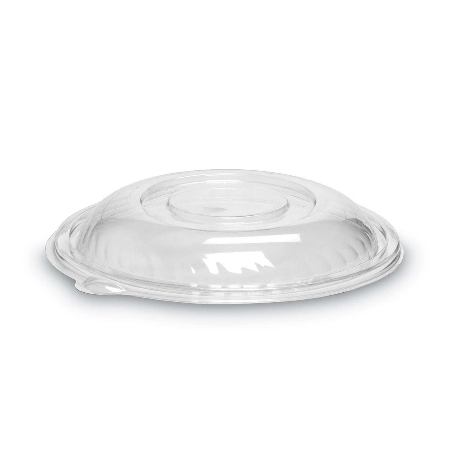 WNA Caterline Pack n' Serve Plastic Lids, Dome Lid, 10" Diameter x 1.38"h, Clear, 25/Carton
